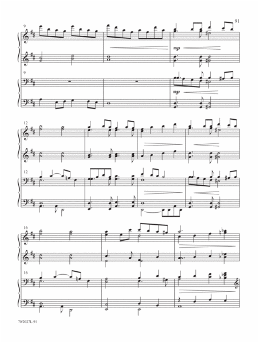 Four-Hand Favorites for Lent and Easter Piano Duet scores gallery preview page 35