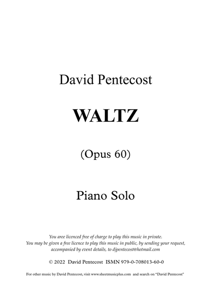 Waltz, Op.60