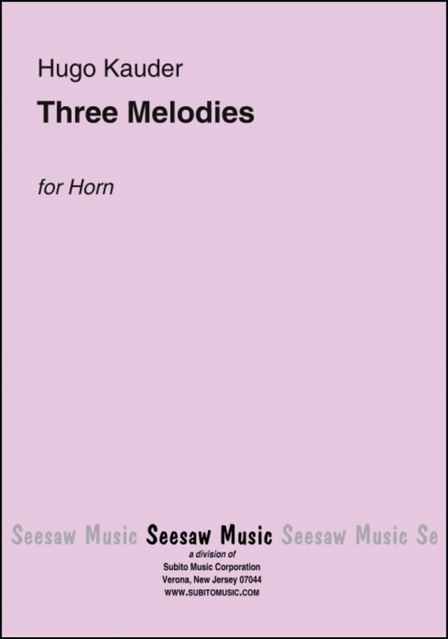 Three Melodies
