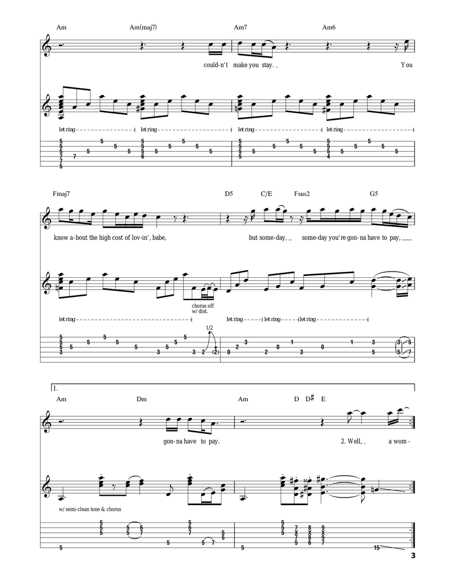 If Heartaches Were Nickels Acoustic Guitar scores gallery preview page 3