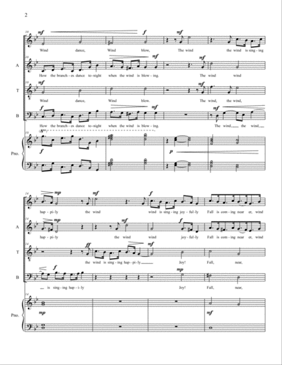 The Wind 4-Part scores gallery preview page 2