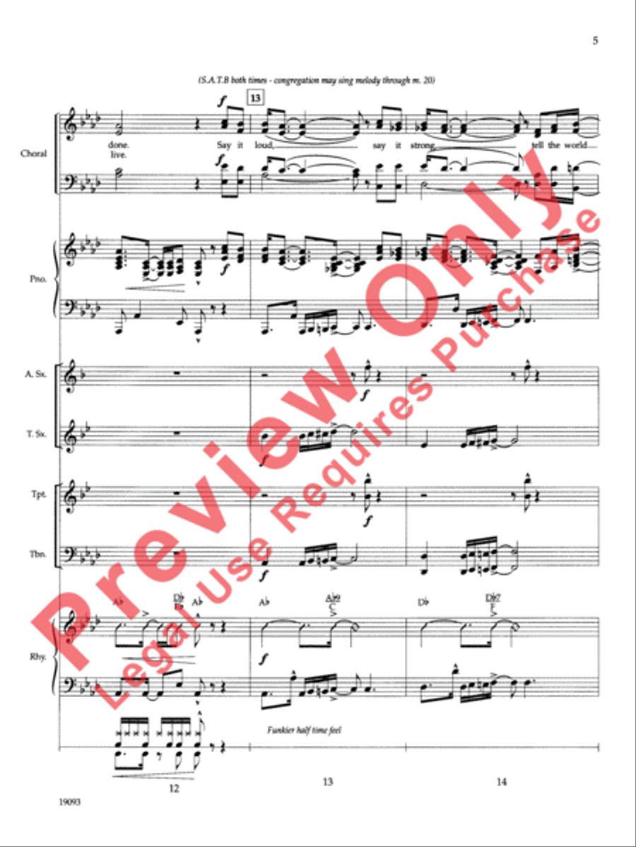 Say It Loud Choir scores gallery preview page 8