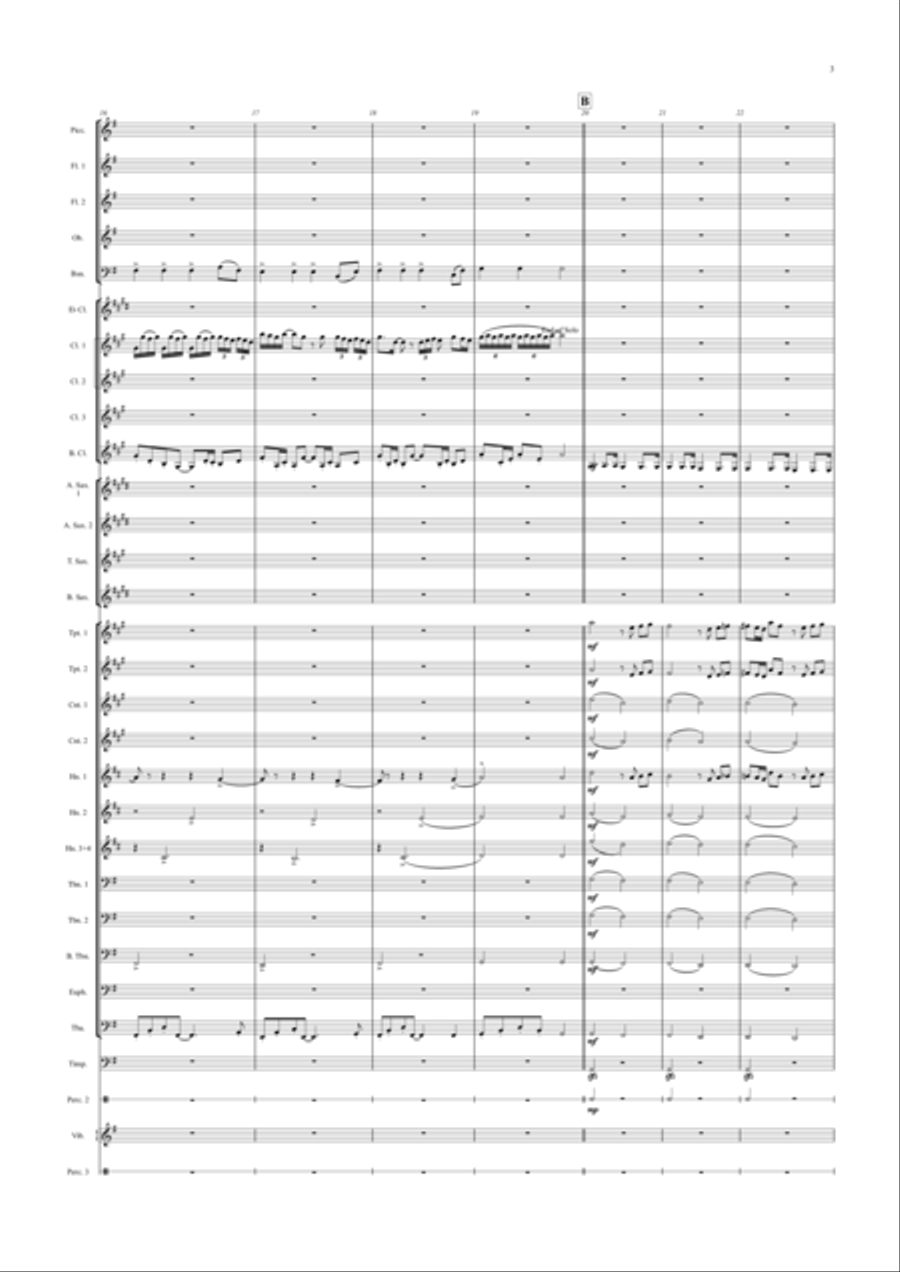 Rhapsody for Wind Band - Score Concert Band scores gallery preview page 5