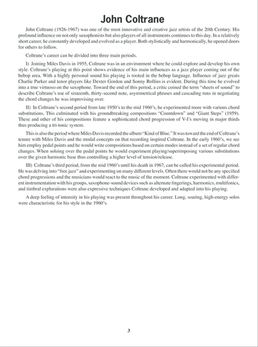 Essential Jazz Lines in the Style of John Coltrane, Flute Flute scores gallery preview page 4