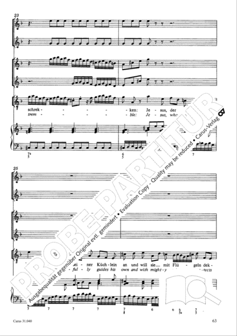 Christ was manifested for this purpose (Dazu ist erschienen der Sohn Gottes) ATB scores gallery preview page 64