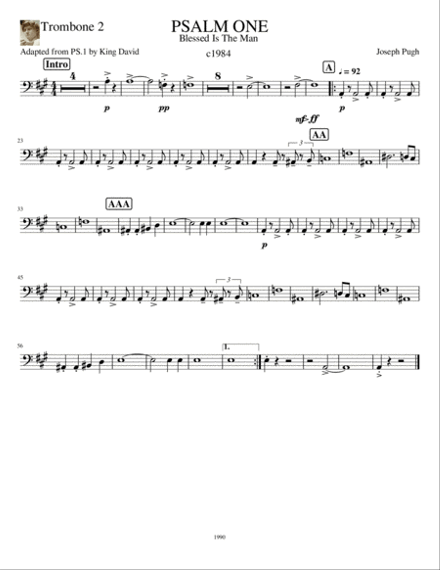 Psalm One Divisi scores gallery preview page 5