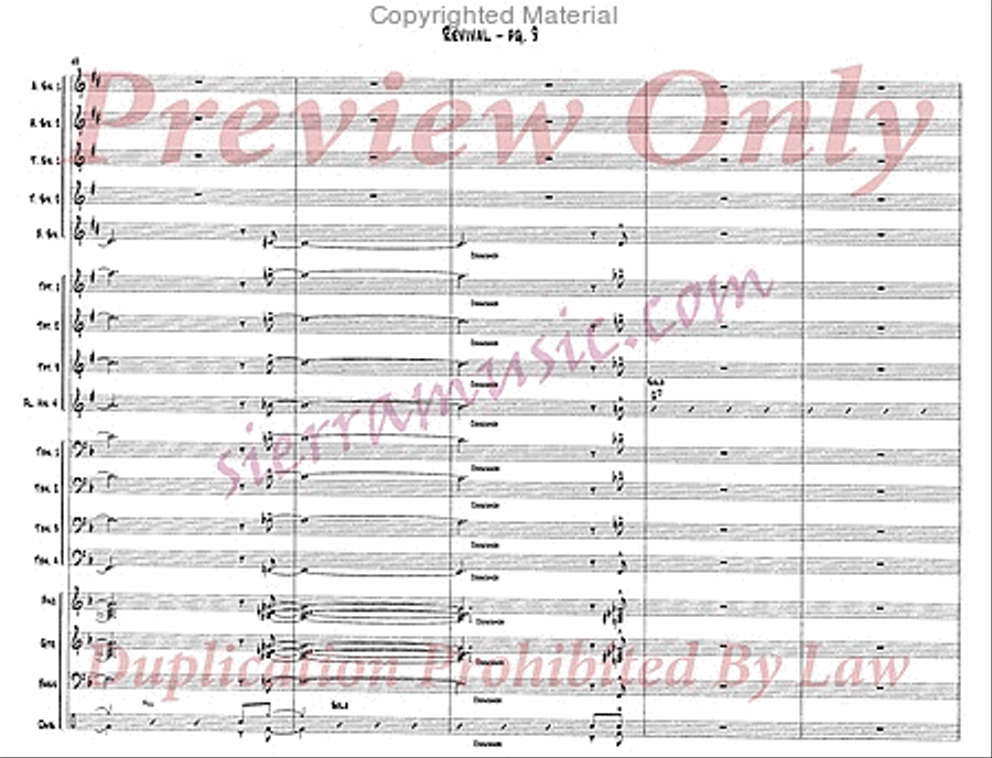 Revival Revival Jazz Ensemble scores gallery preview page 10
