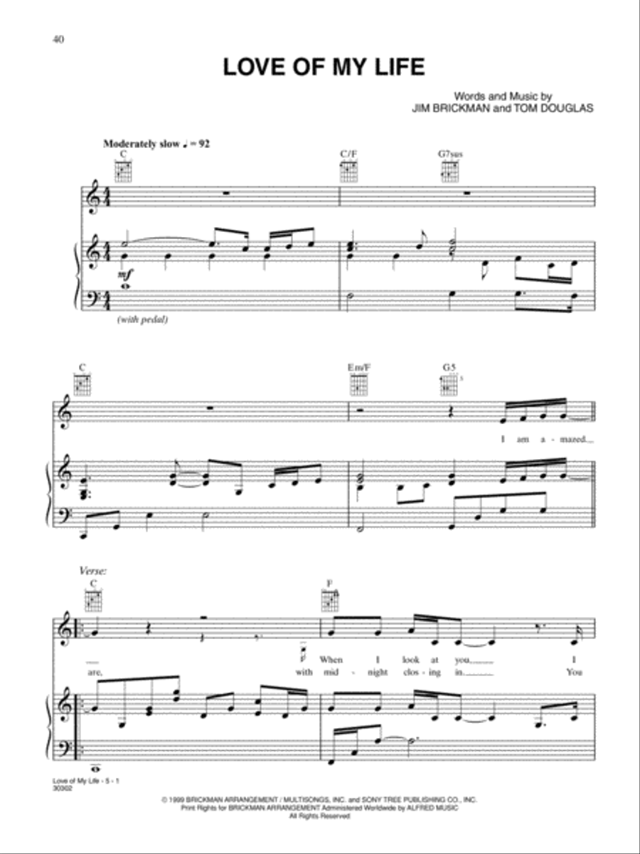 The Essential Jim Brickman Piano, Vocal, Guitar scores gallery preview page 41