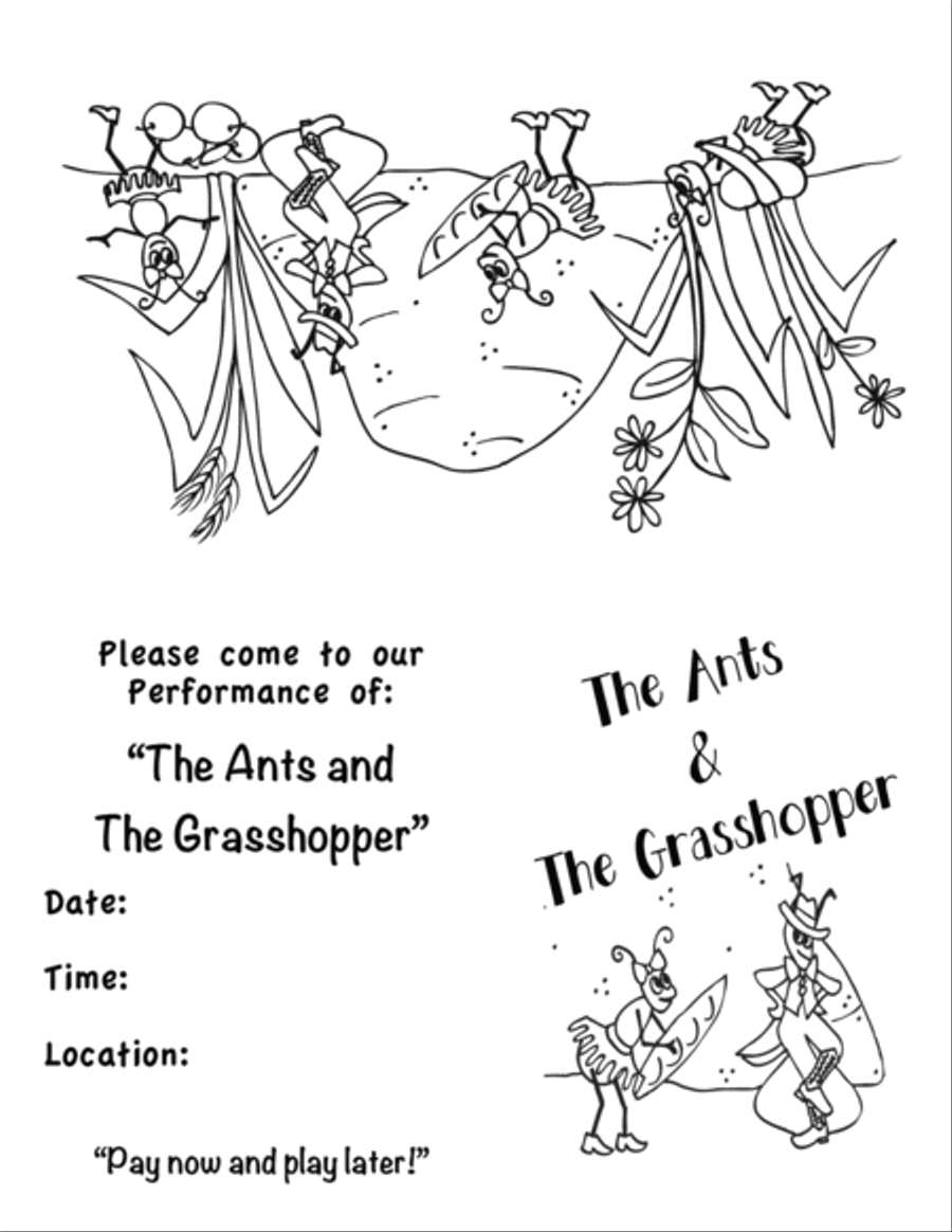 The Ants and the Grasshopper - Production Kit for Expanded Show image number null