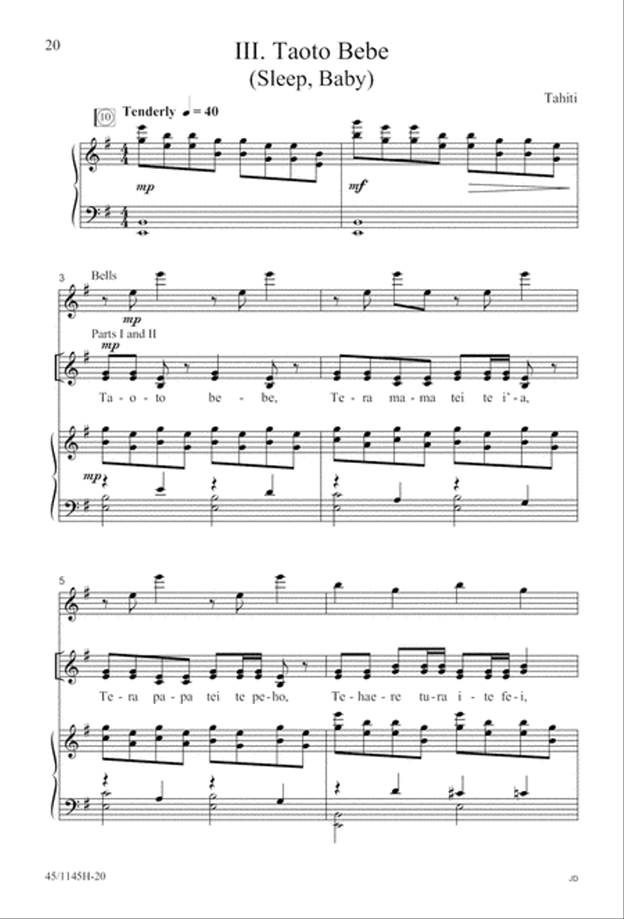 We Sing the World Around 2-Part scores gallery preview page 21