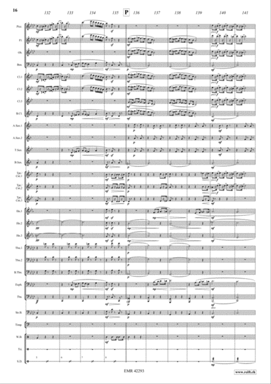 Il Gattopardo Concert Band scores gallery preview page 16
