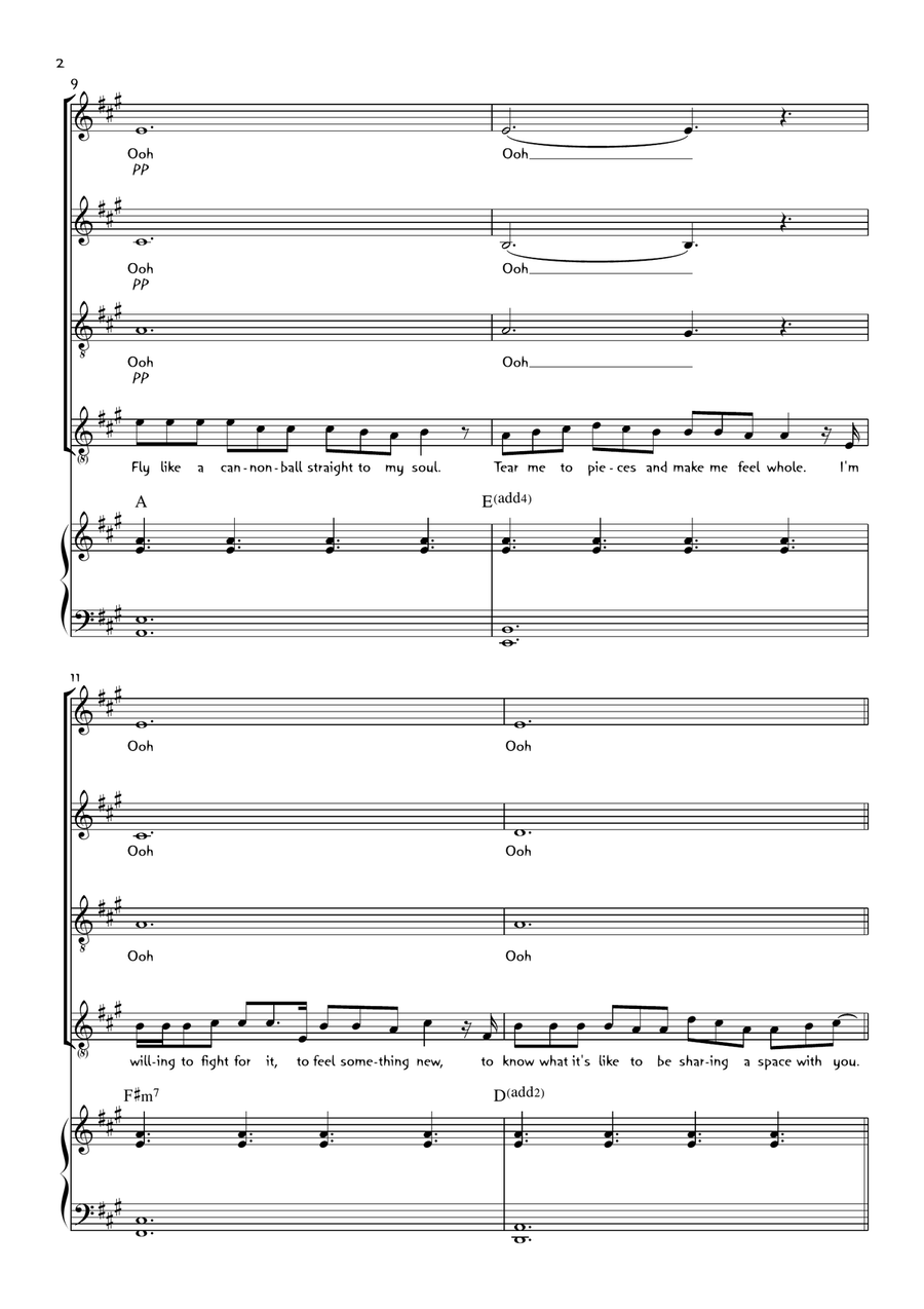 Fall On Me Fall On Me 3-Part scores gallery preview page 2