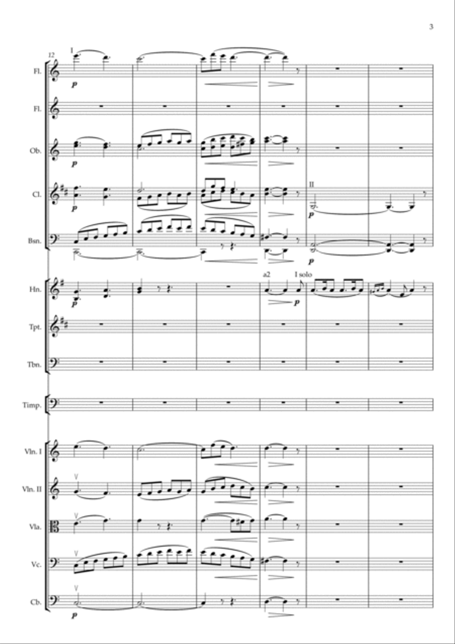 Ballet 'The Magic Drum' (Overture) Full Orchestra scores gallery preview page 3