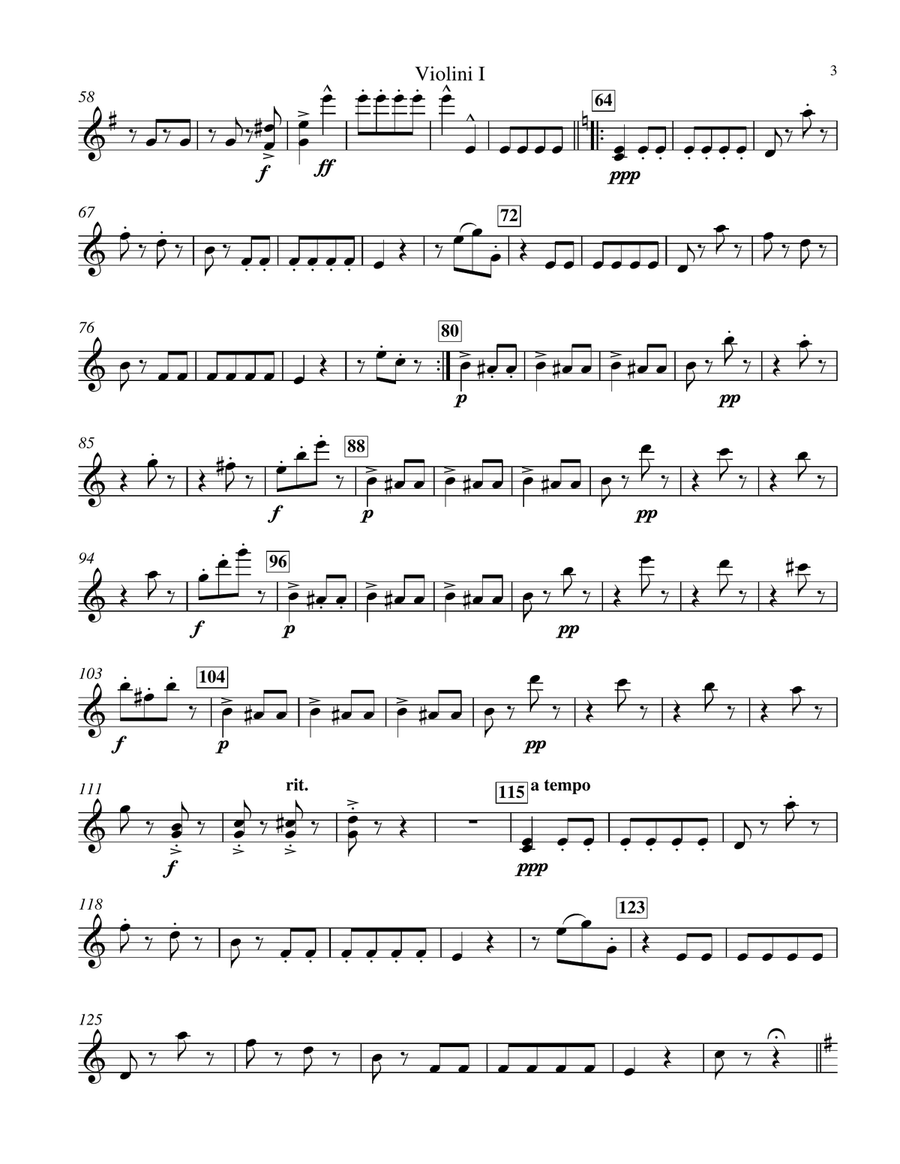 The Round Dance of the Goblins for Violin and String Orchestra