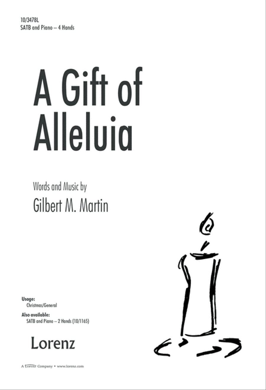 A Gift of Alleluia 4-Part scores gallery preview page 1