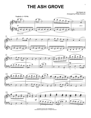 The Ash Grove [Classical version] (arr. Phillip Keveren)