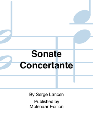 Book cover for Sonate Concertante