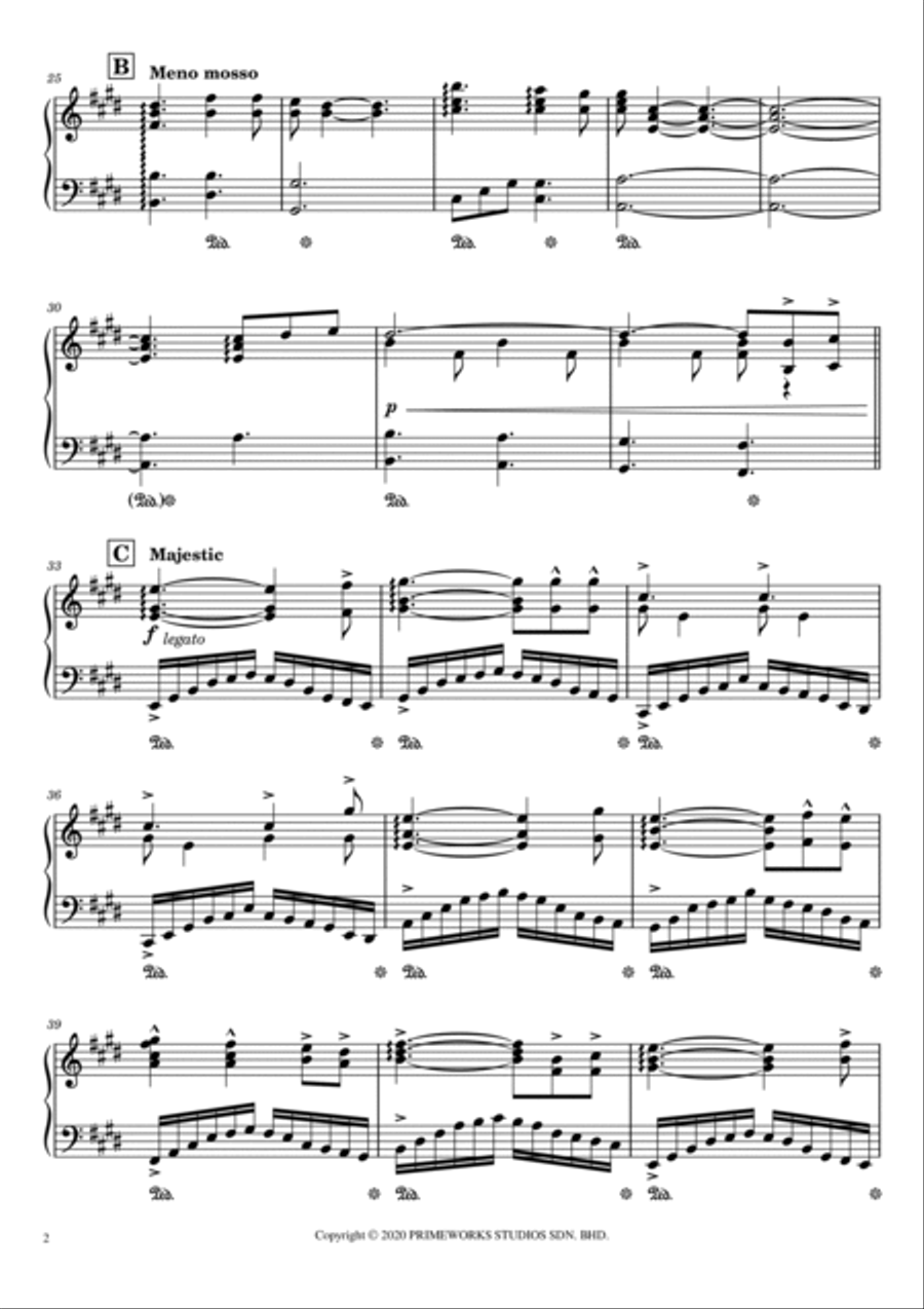 Mama (ada Dihatimu Selalu) Piano Solo scores gallery preview page 2