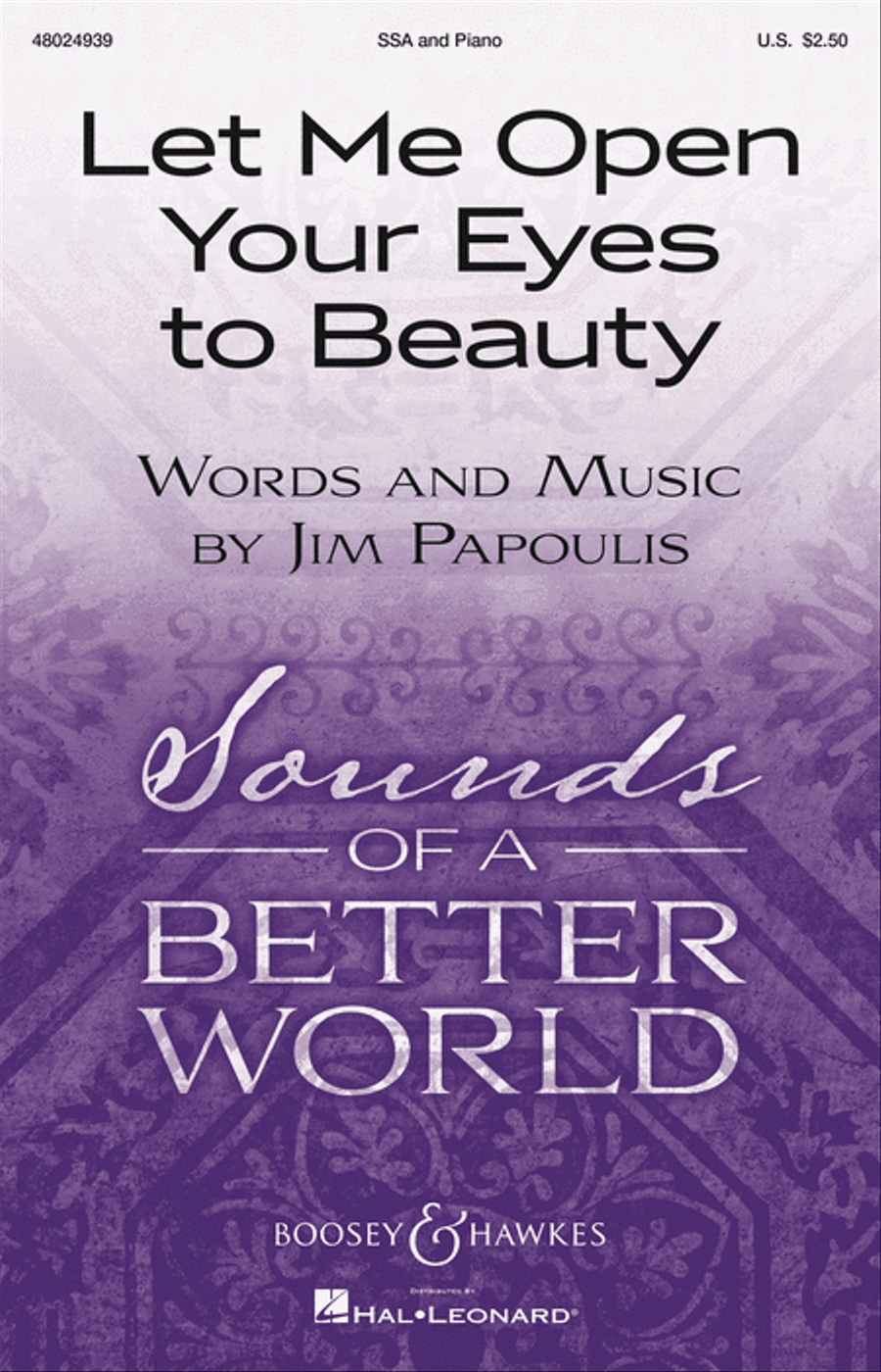 Let Me Open Your Eyes to Beauty SSA scores gallery preview page 1