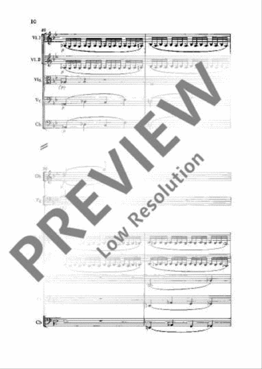 Overture G minor Orchestra scores gallery preview page 19