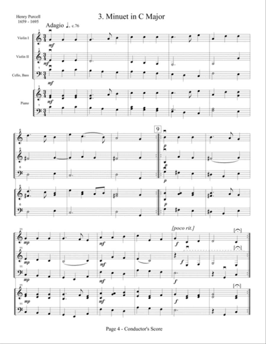 GRADED ENSEMBLES FOR STRINGS - VOLUME I - Extra Score String Trio scores gallery preview page 4