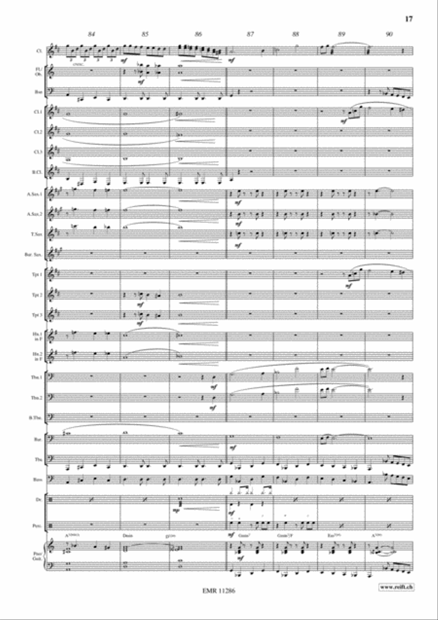 Swingair Bumble Bee Swingair Bumble Bee Concert Band scores gallery preview page 18