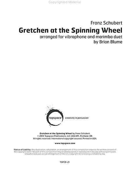 Gretchen at the Spinning Wheel image number null