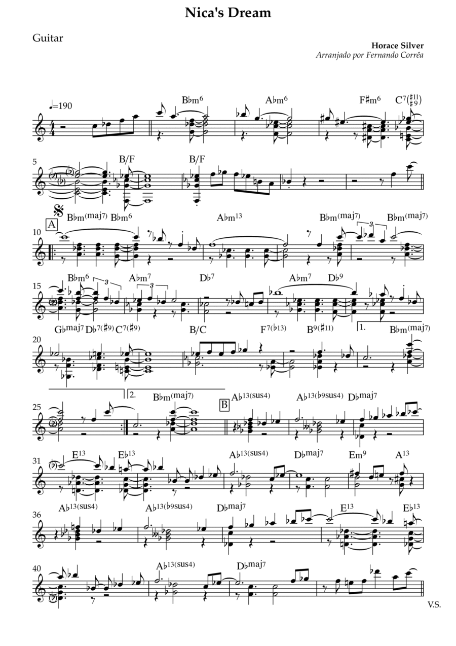 Nica's Dream Piano scores gallery preview page 1