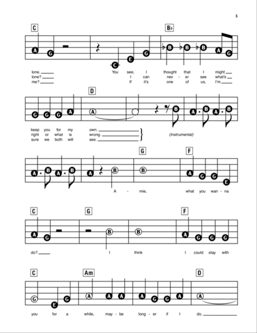 Amie Electronic Keyboard scores gallery preview page 2