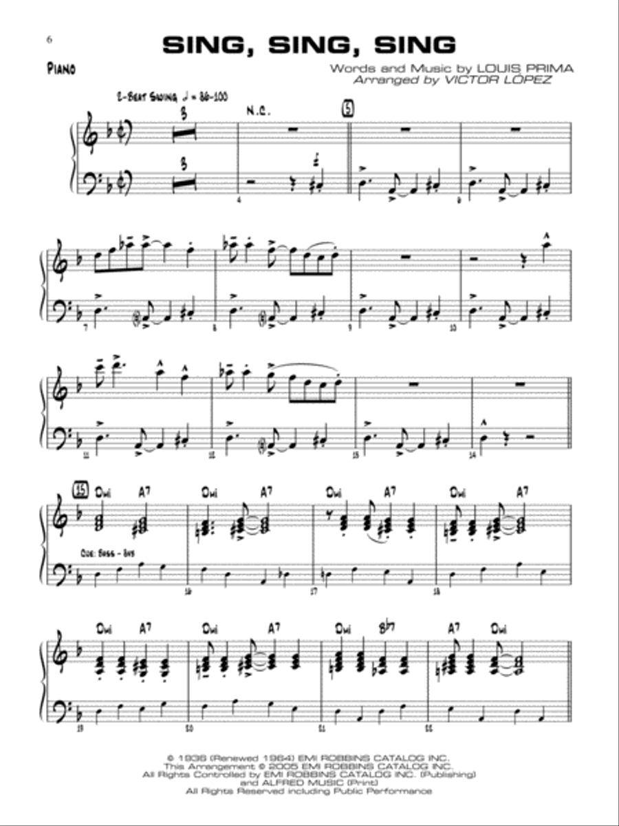 Young Jazz Collection for Jazz Ensemble Jazz Ensemble scores gallery preview page 4