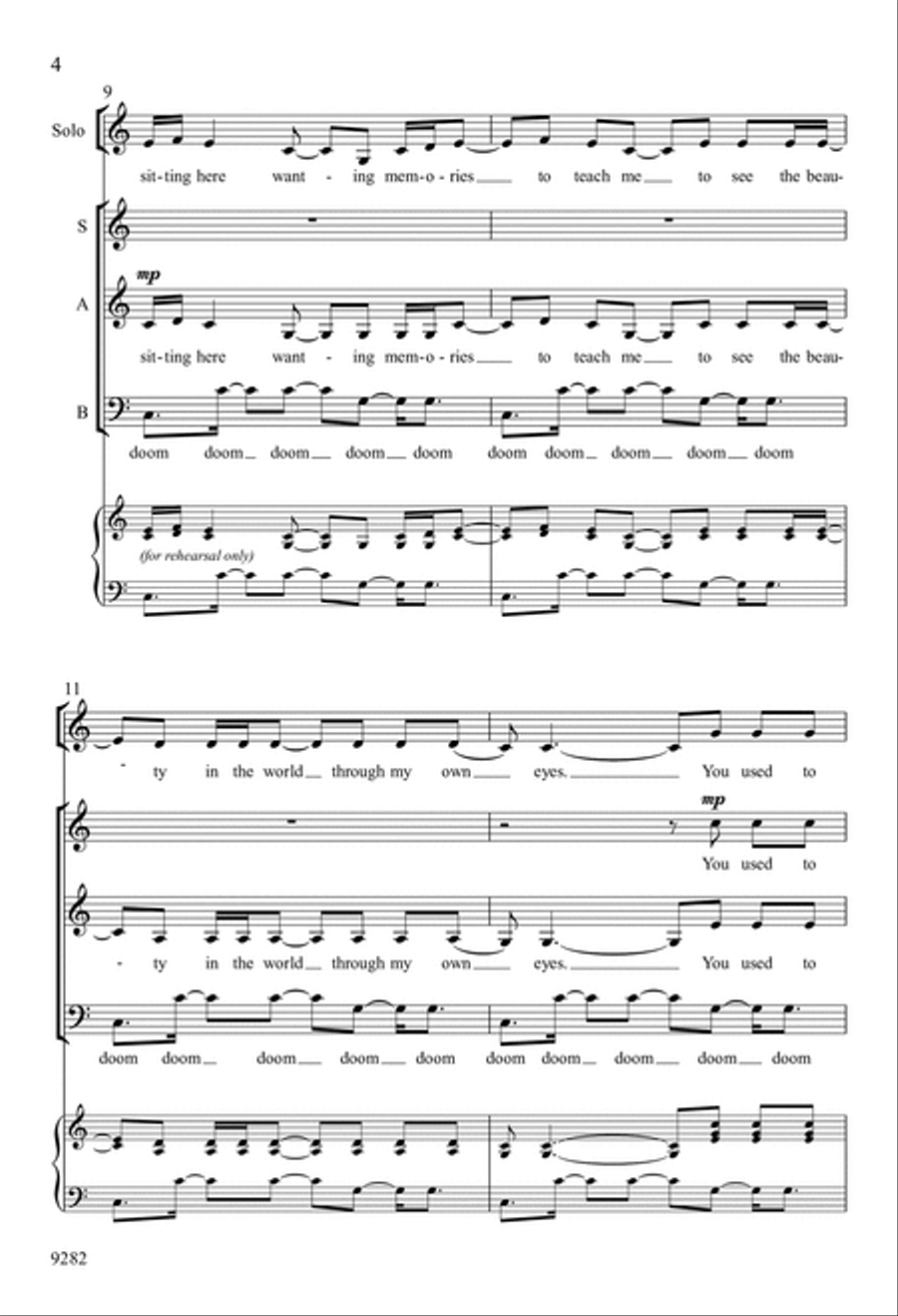 Wanting Memories Wanting Memories 3-Part scores gallery preview page 4