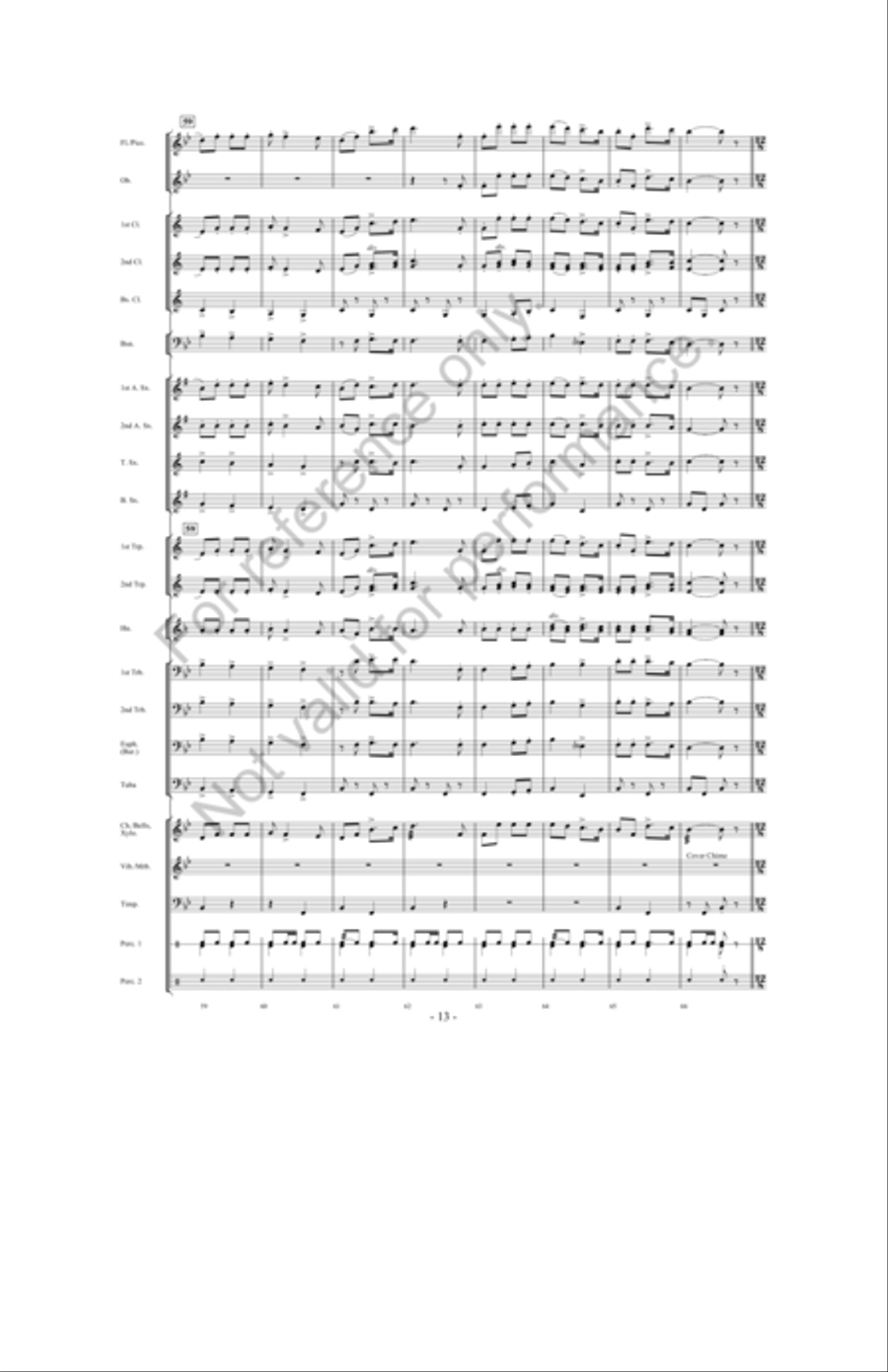 Ask Not Concert Band scores gallery preview page 12