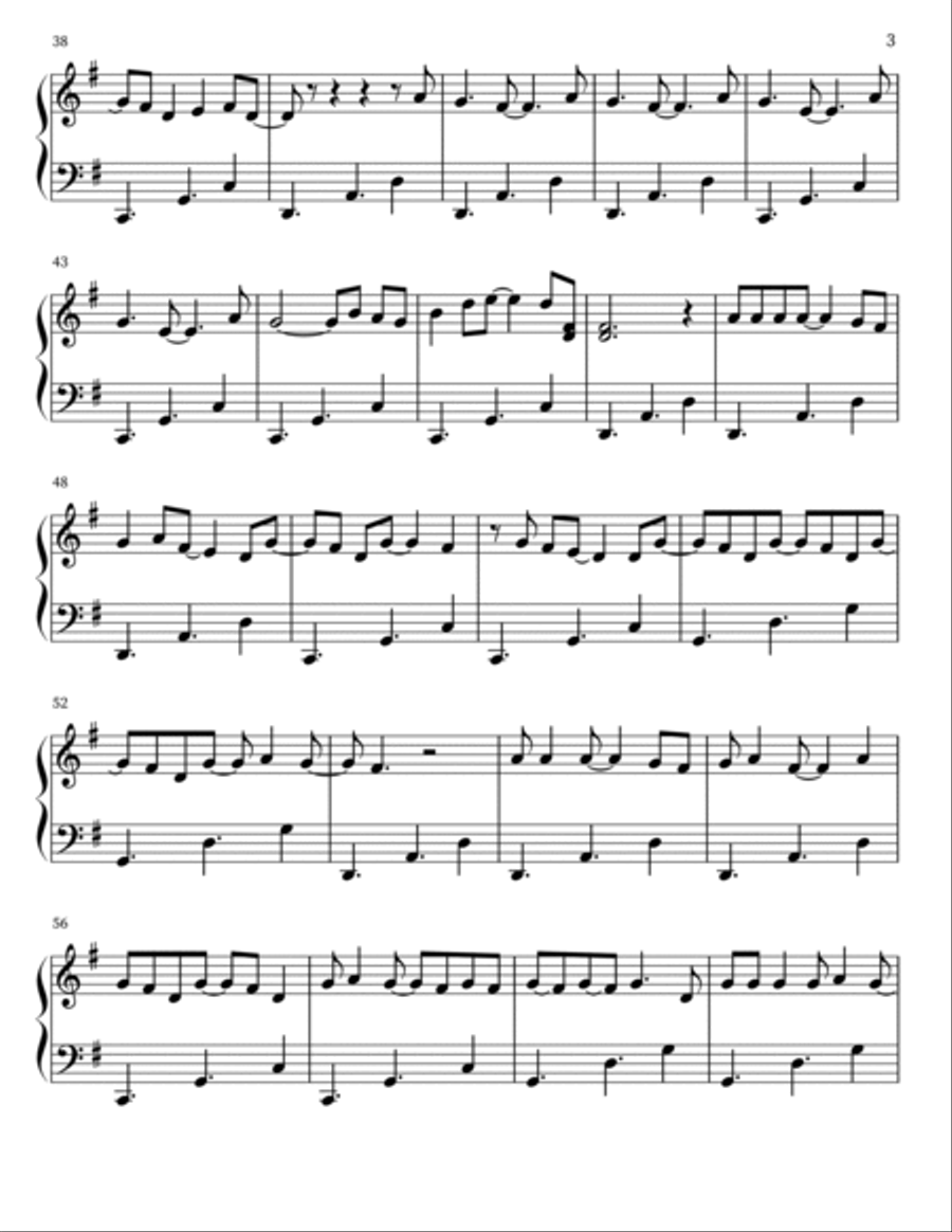 Sweet Child O' Mine Celtic Harp scores gallery preview page 3