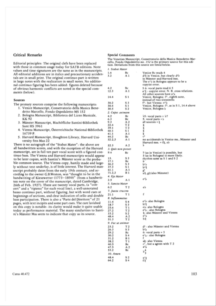 Stabat mater Choir scores gallery preview page 103