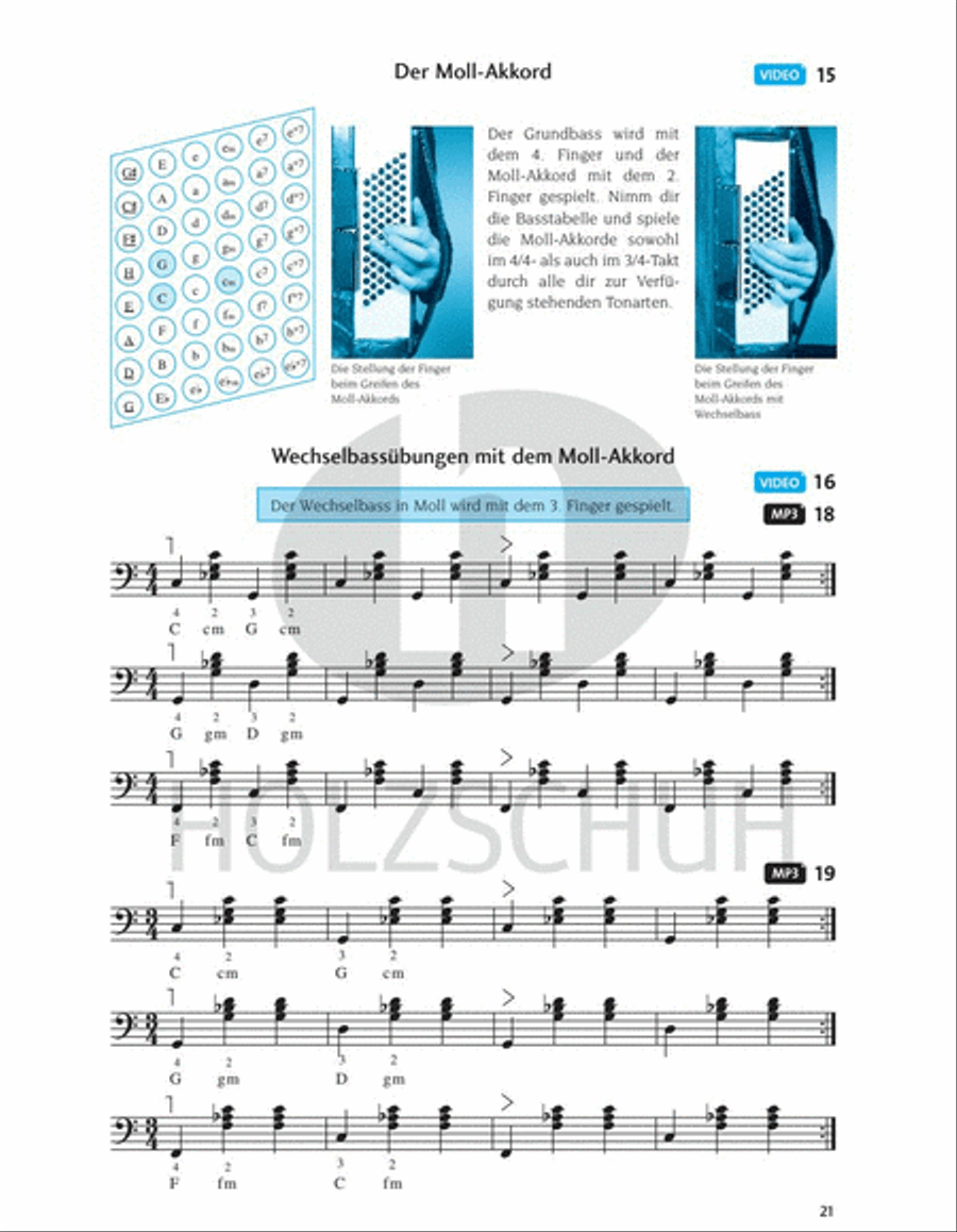 Akkordeon Workshop 1 Vol. 1 Accordion scores gallery preview page 2