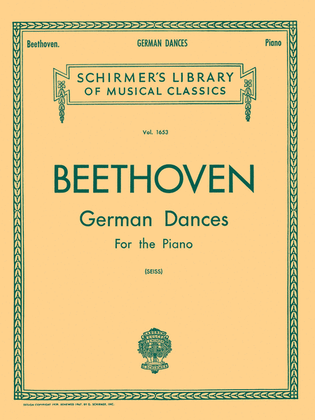 Book cover for German Dances
