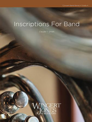 Book cover for Inscriptions For Band