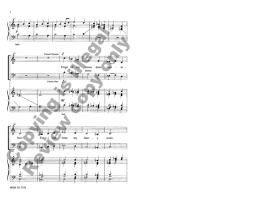 Lord, Who Hast Formed Me 4-Part scores gallery preview page 3