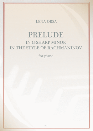 Prelude in G-sharp Minor (In the Style of Rachmaninov)