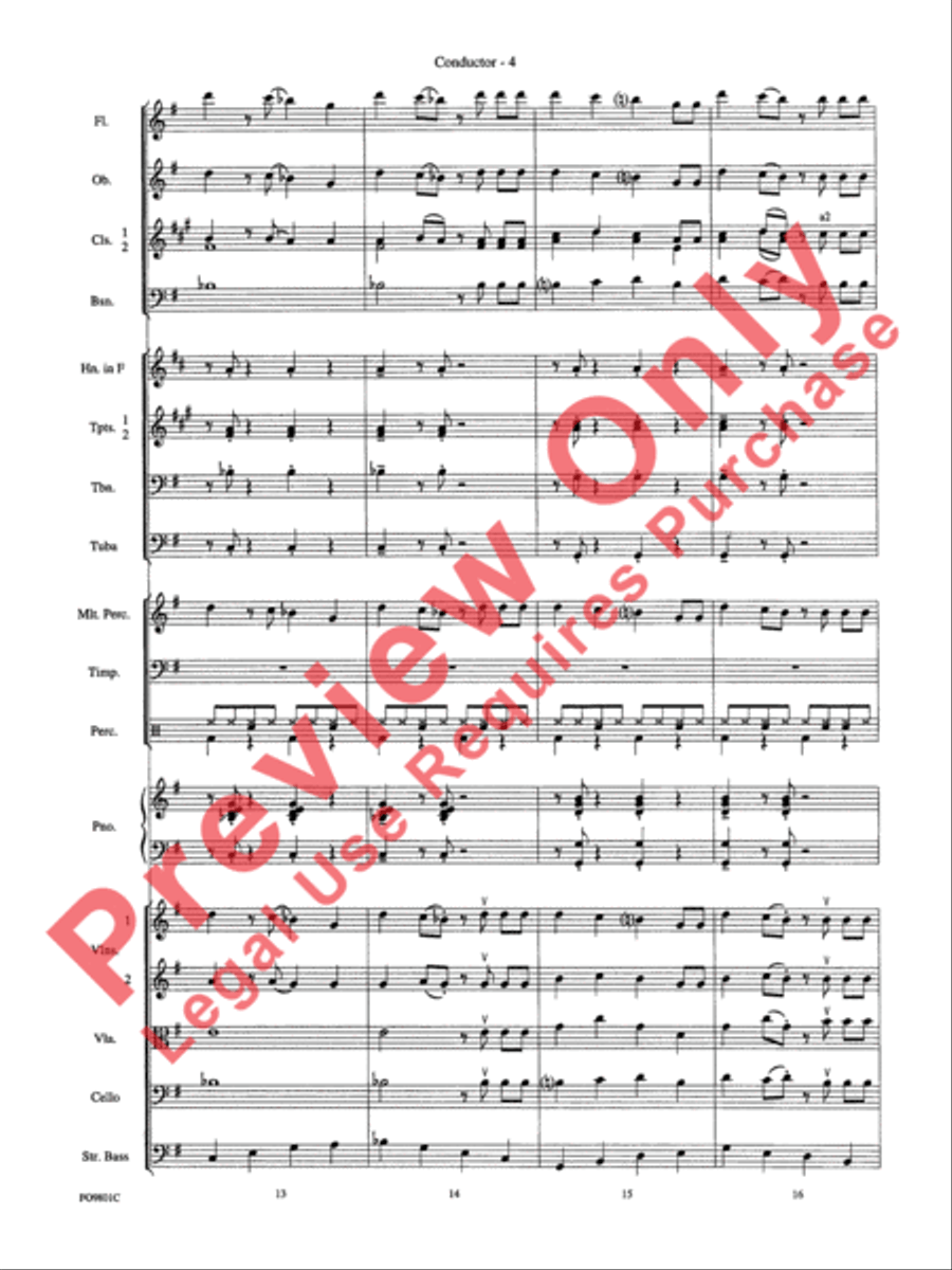 (We're Gonna) Rock Around the Clock Full Orchestra scores gallery preview page 6