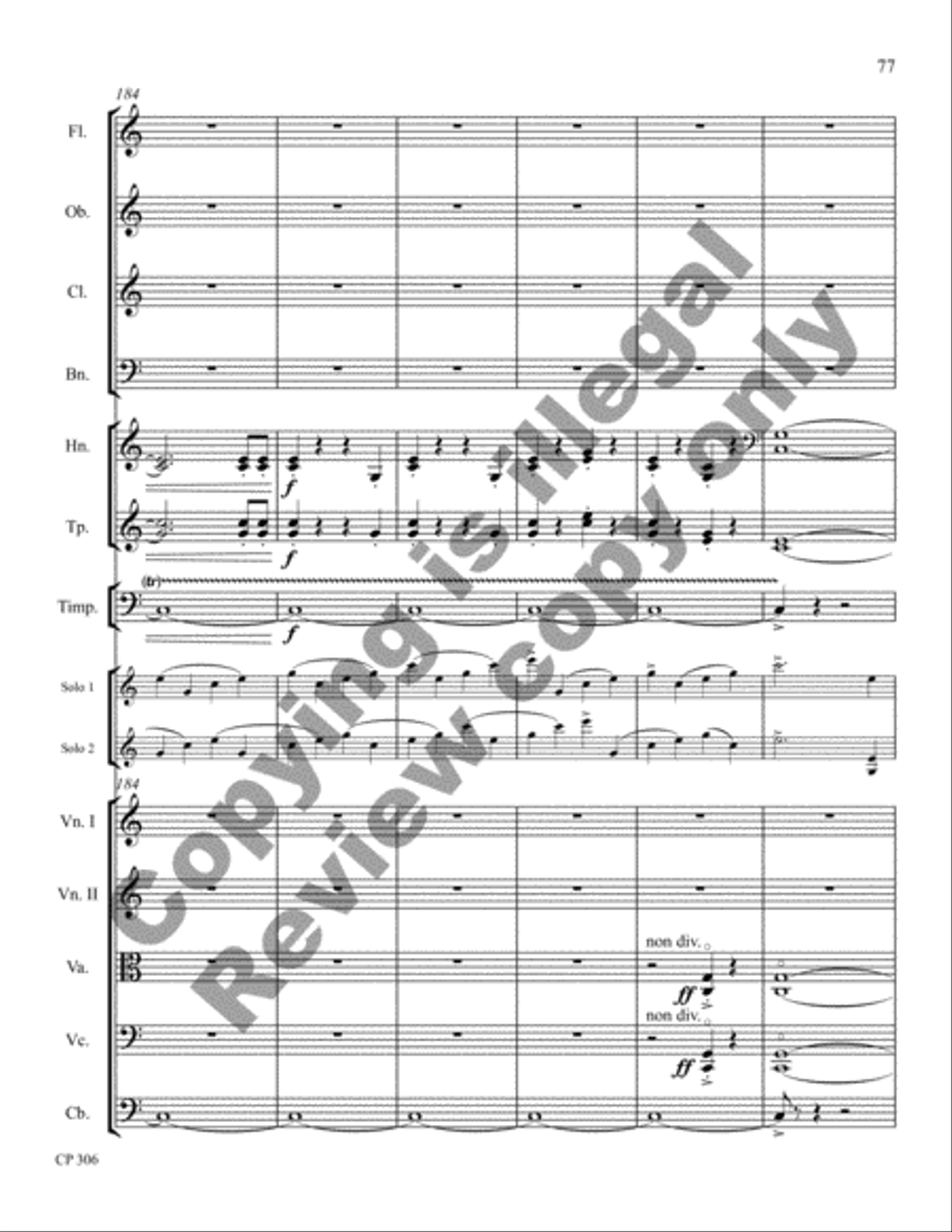 Little Suite Full Orchestra scores gallery preview page 157