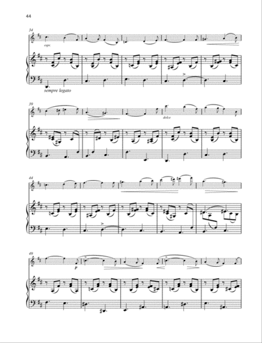 Berceuse Violin Solo scores gallery preview page 4