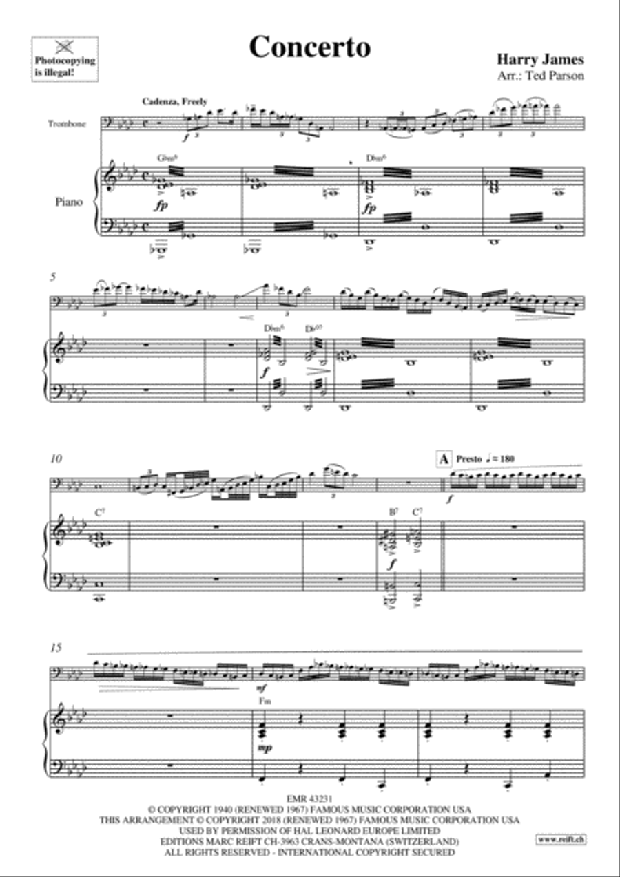 Concerto Piano Accompaniment scores gallery preview page 6
