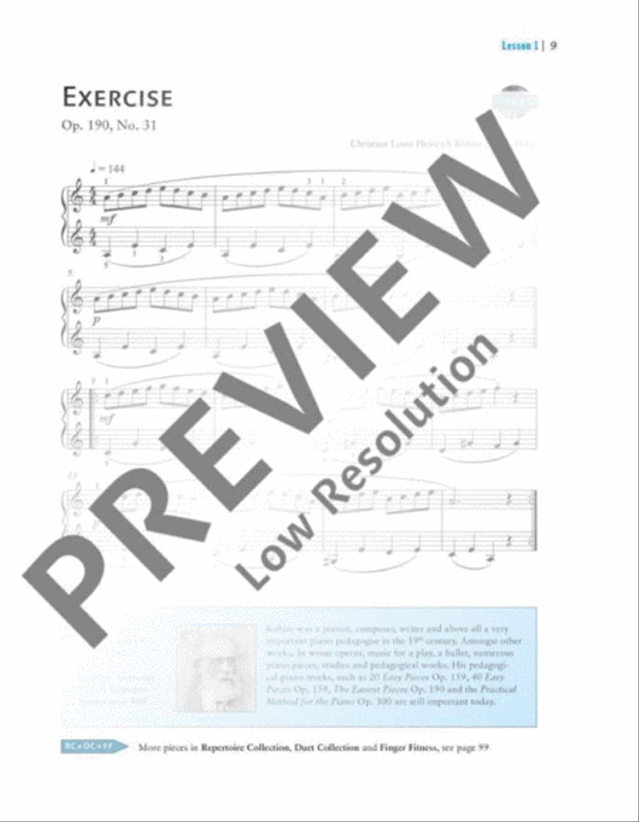 The Classical Piano Method Piano Method scores gallery preview page 10