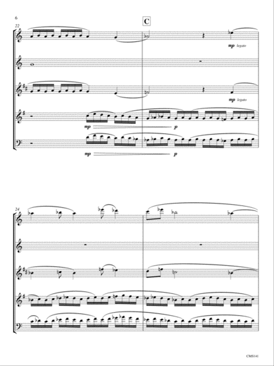 Due Miniature Woodwind Quintet scores gallery preview page 11