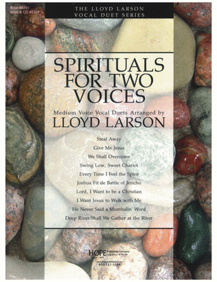 Book cover for Spirituals for Two Voices (PDF Score)