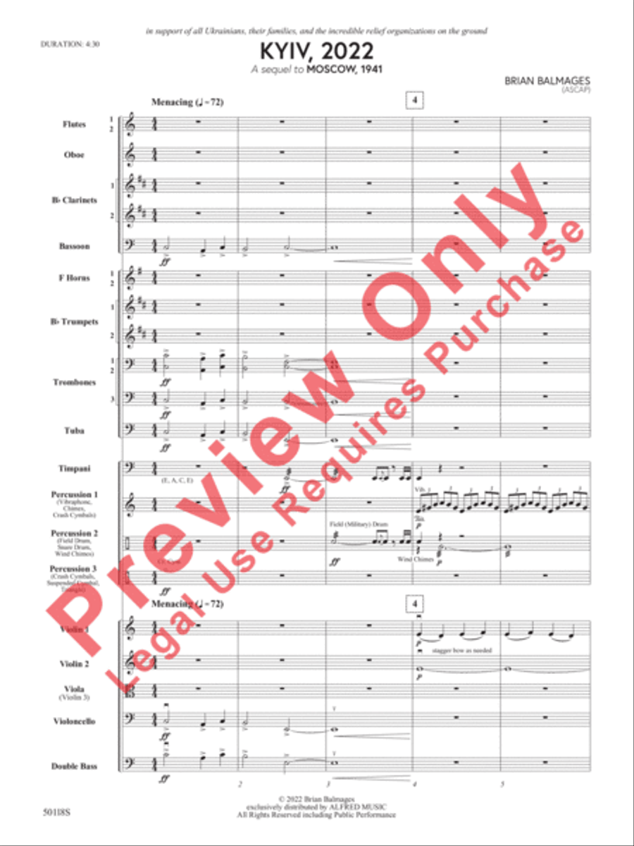 Kyiv, 2022 Full Orchestra scores gallery preview page 4