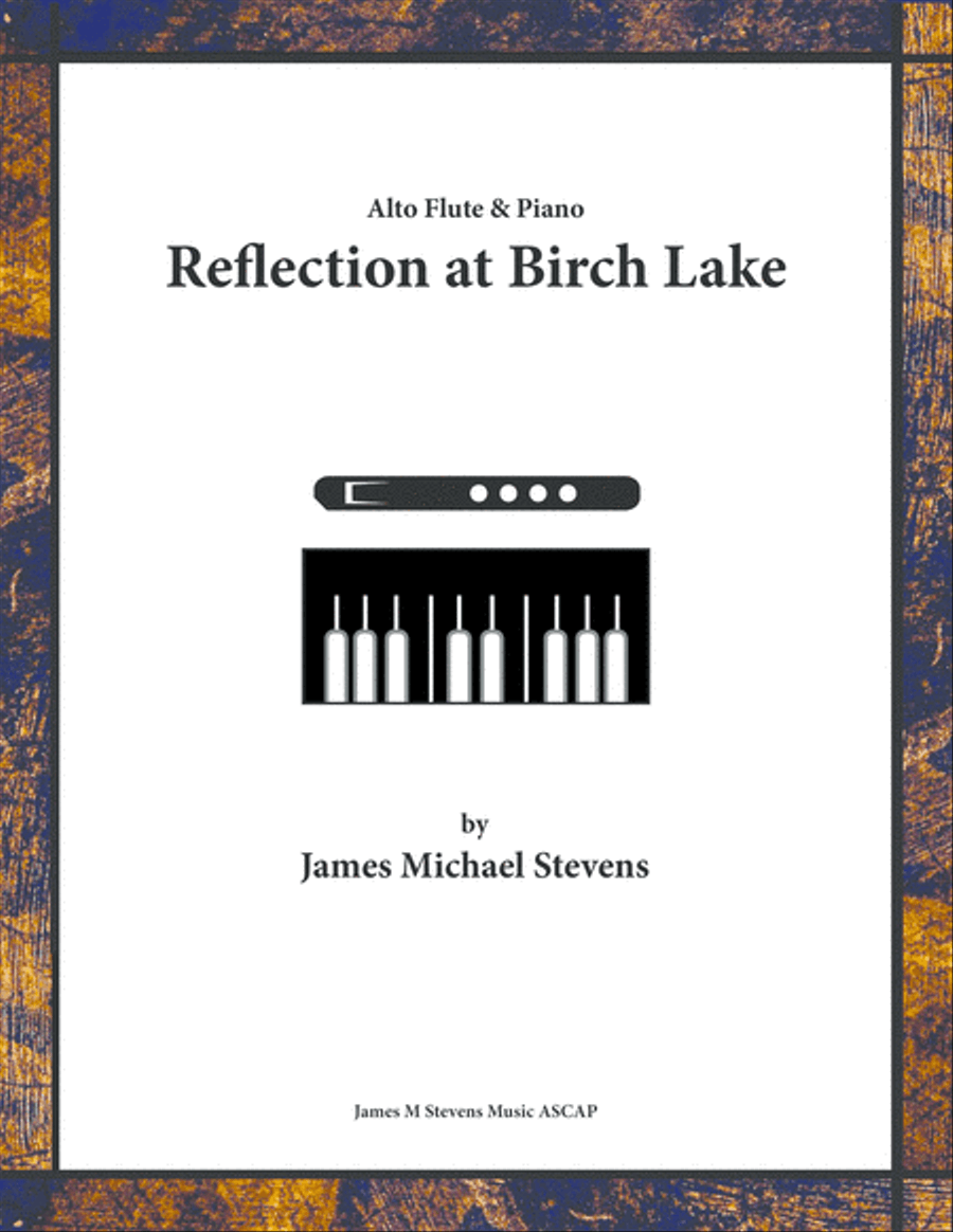 Reflection at Birch Lake - Alto Flute & Piano Flute Solo scores gallery preview page 1
