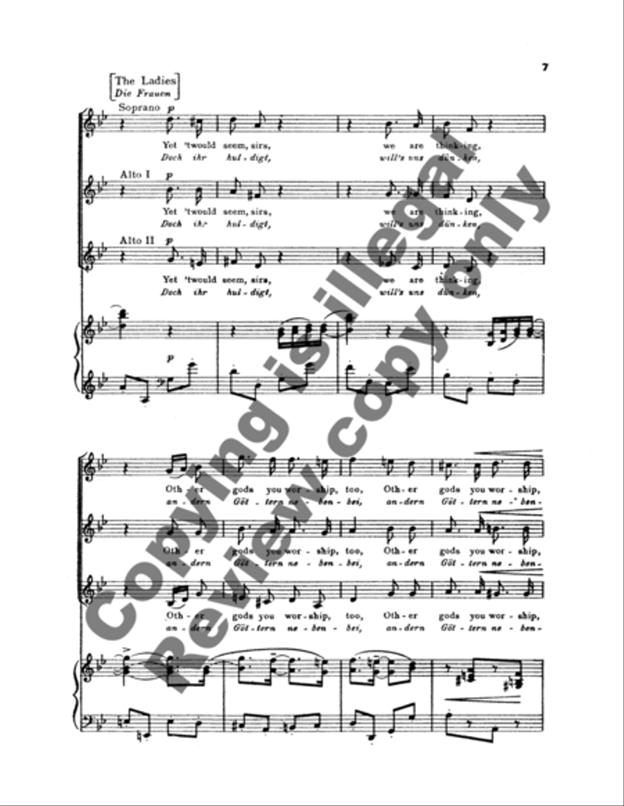 Chorus of Homage (Tafellied), Op.93b Choir scores gallery preview page 11