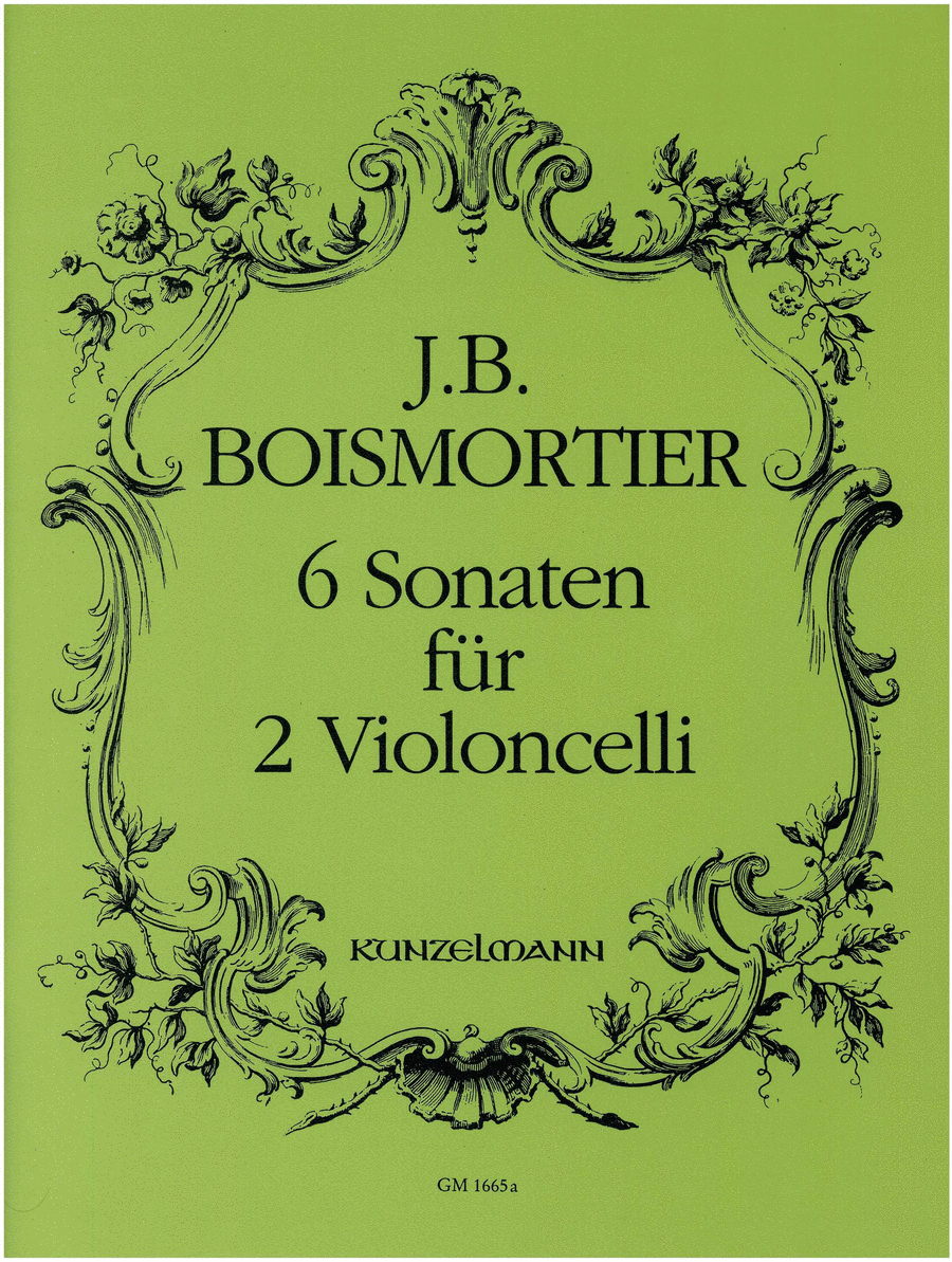 6 Sonatas for 2 celli Performance Score scores gallery preview page 1